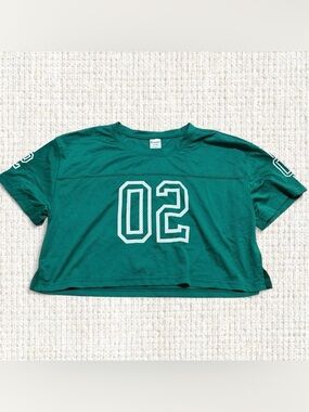 No Boundaries Green and White 02 Cropped Jersey
